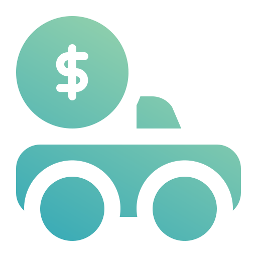Car loan Generic gradient fill icon