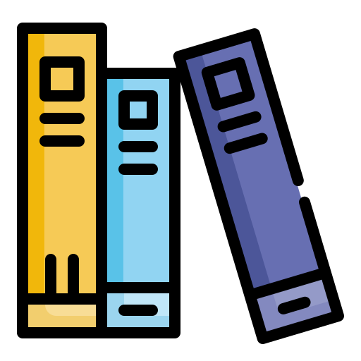 서적 Generic color lineal-color icon