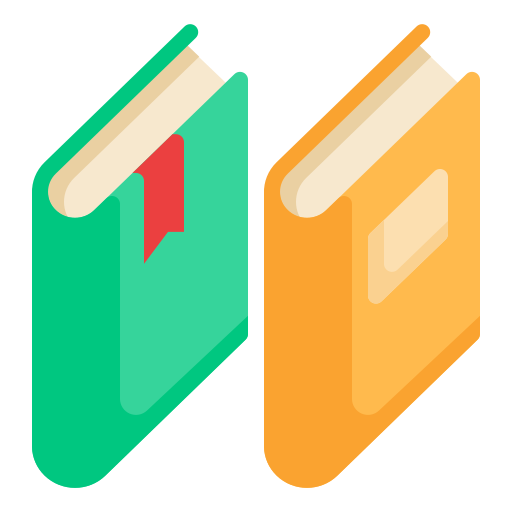 図書館の本 Generic color fill icon