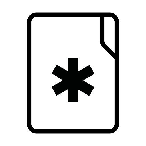 cartella Generic outline icona