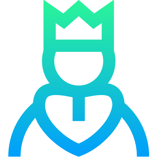 rey Super Basic Straight Gradient icono