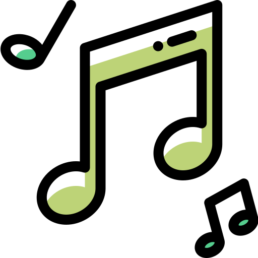 musik Detailed Rounded Color Omission icon