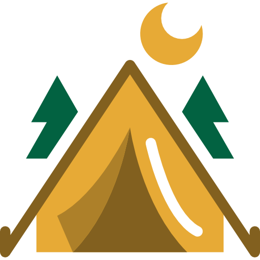 Camping tent Berkahicon Flat icon