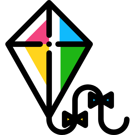 凧 Detailed Rounded Color Omission icon