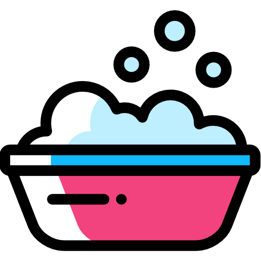 목욕 Detailed Rounded Color Omission icon