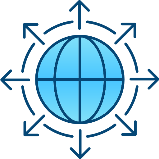 globale Cubydesign Blue icona