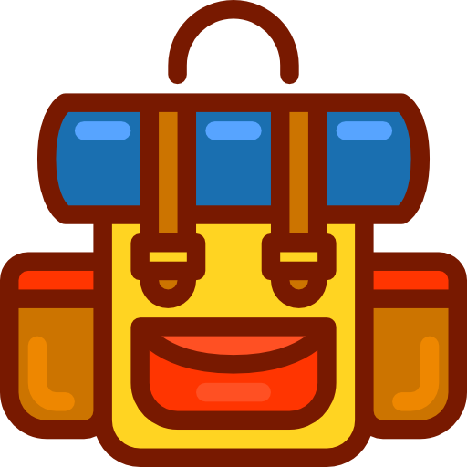 rucksack Berkahicon Lineal Color icon