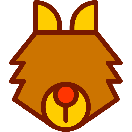 lobo Berkahicon Lineal Color icono