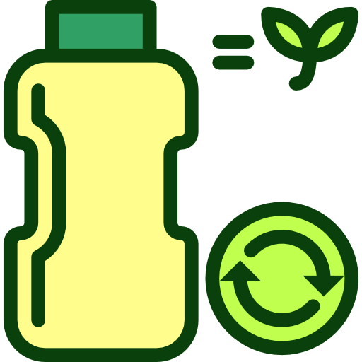 Plastic bottle Berkahicon Lineal Color icon