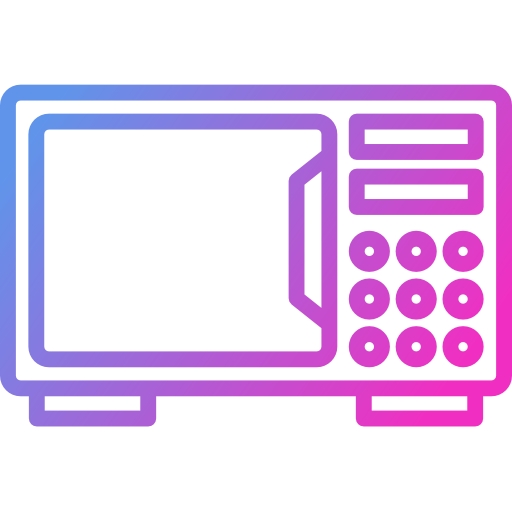 Microwave Cubydesign Gradient icon