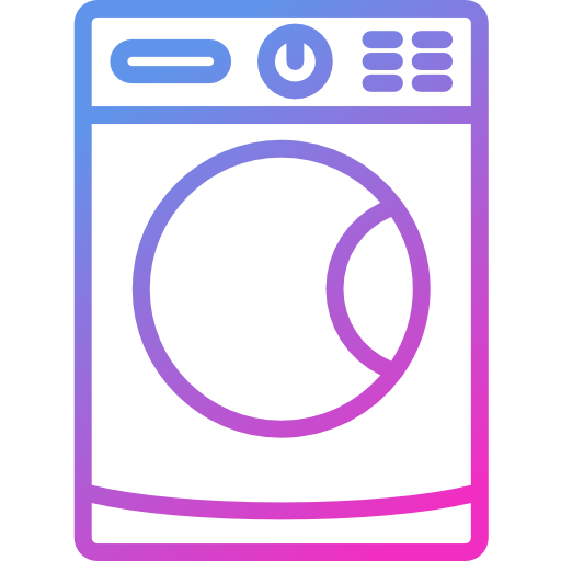 máquina de lavar Cubydesign Gradient Ícone