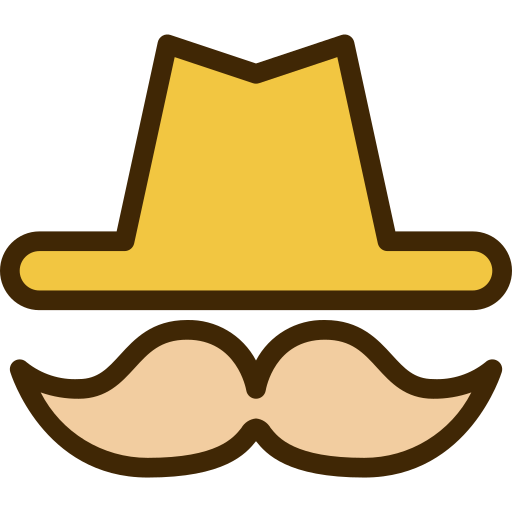moustache Berkahicon Lineal Color Icône