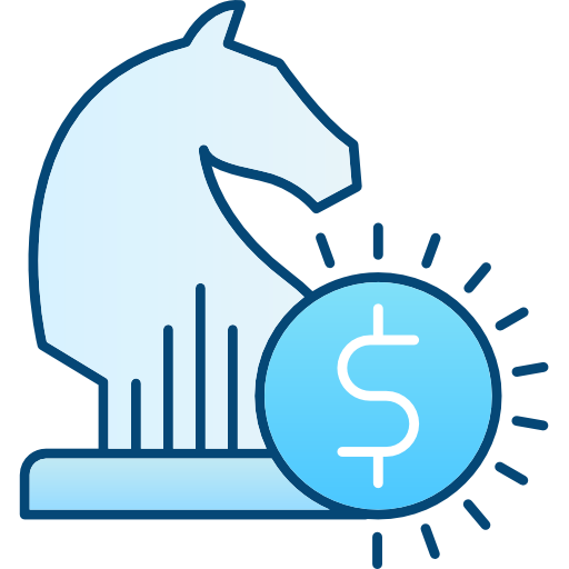 Strategy Cubydesign Blue icon