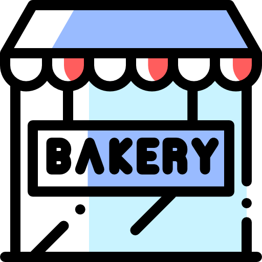 Bakery Detailed Rounded Color Omission icon