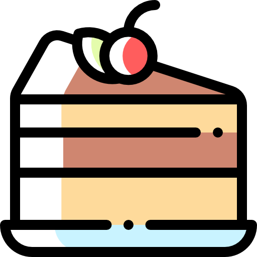 ケーキ Detailed Rounded Color Omission icon