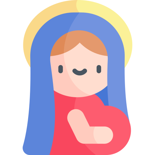 jungfrau maria Kawaii Flat icon