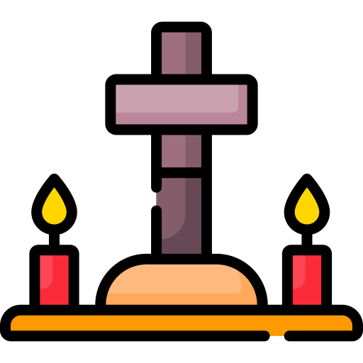 cruz Special Lineal color icono