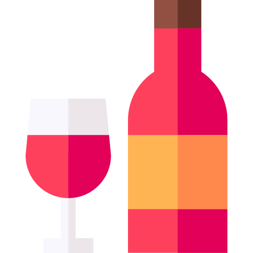 Wine Basic Straight Flat icon