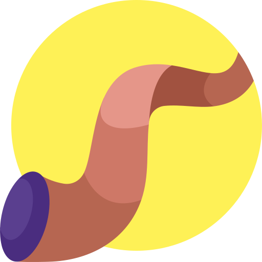 Shofar Detailed Flat Circular Flat icon