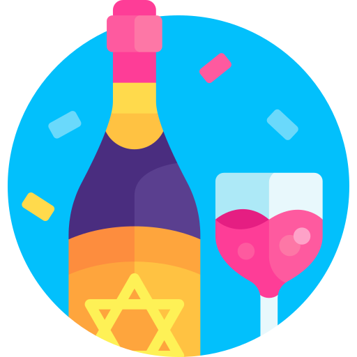 Wine Detailed Flat Circular Flat icon