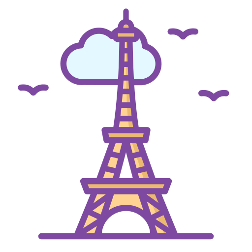 パリ Generic color lineal-color icon