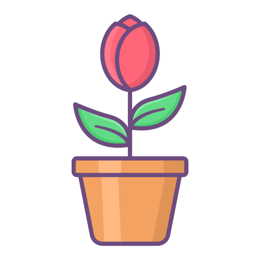 Flower Generic color lineal-color icon