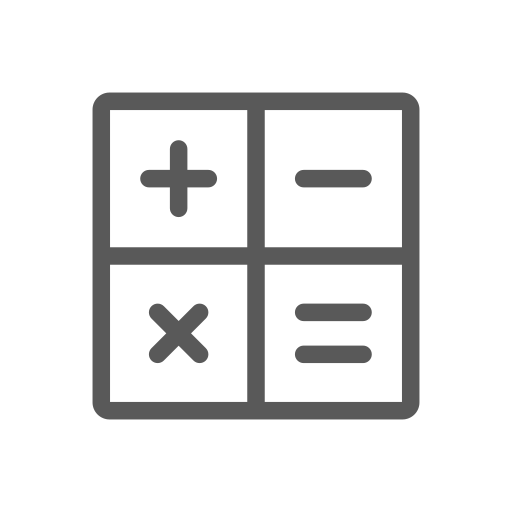 rekenmachine Generic outline icoon