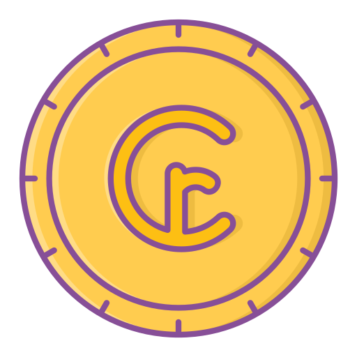 moneta Generic color lineal-color icona