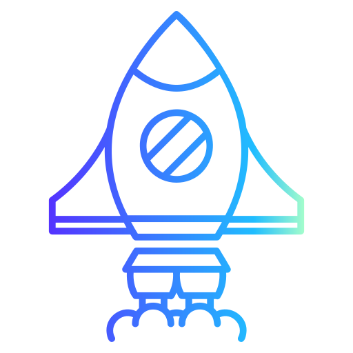 Spaceship Generic gradient outline icon