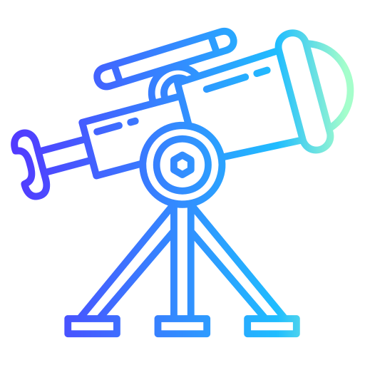 telescopio Generic gradient outline icono