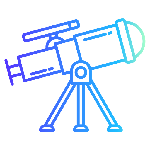 teleskop Generic gradient outline ikona
