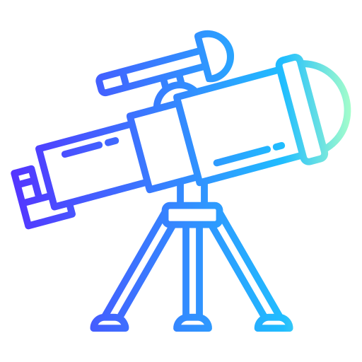 teleskop Generic gradient outline ikona