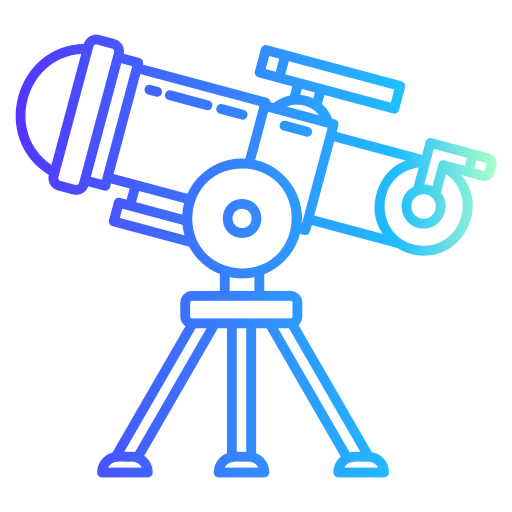 Телескоп Generic gradient outline иконка