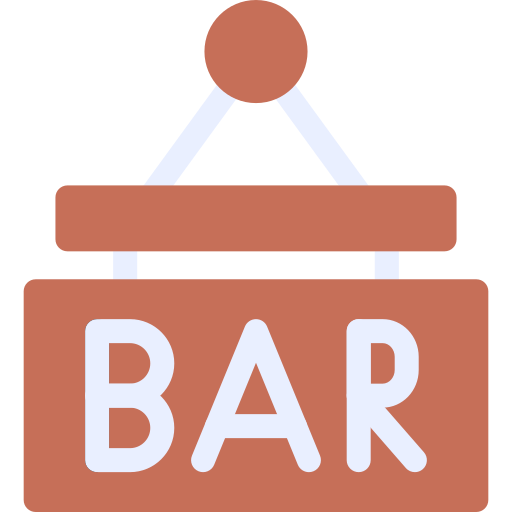 Bar sign Generic color fill icon