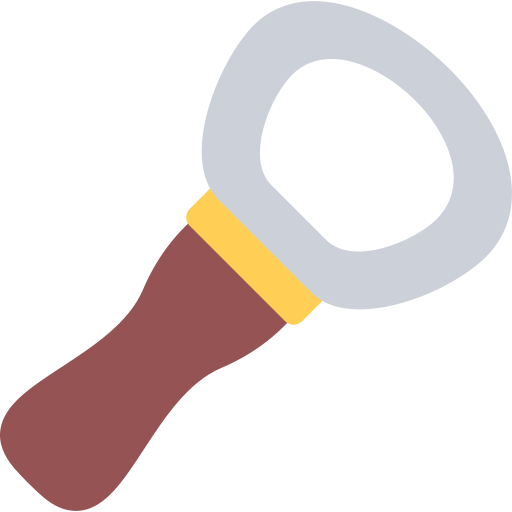 Bottle opener Generic color fill icon