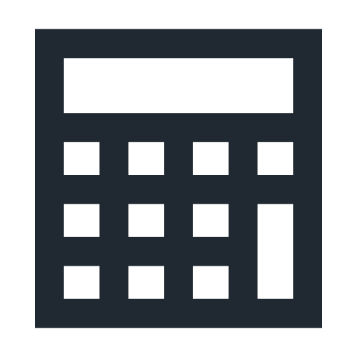 rekenmachine Generic outline icoon