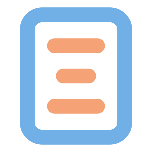 Text Generic outline icon