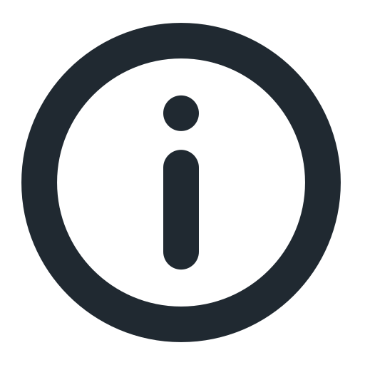 info Generic outline icoon