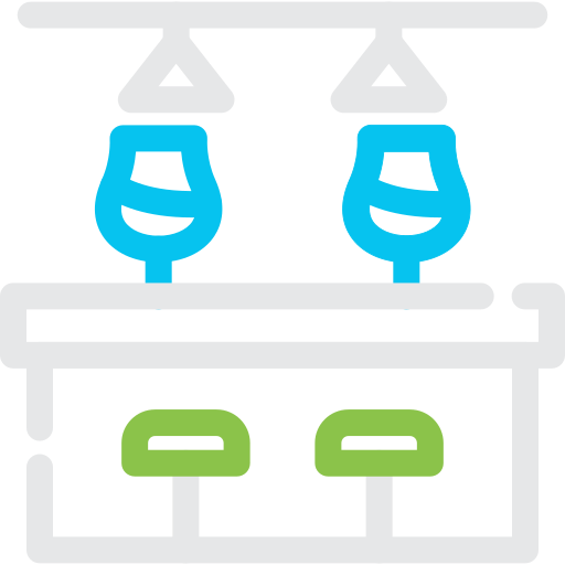 bancone da bar Generic color outline icona
