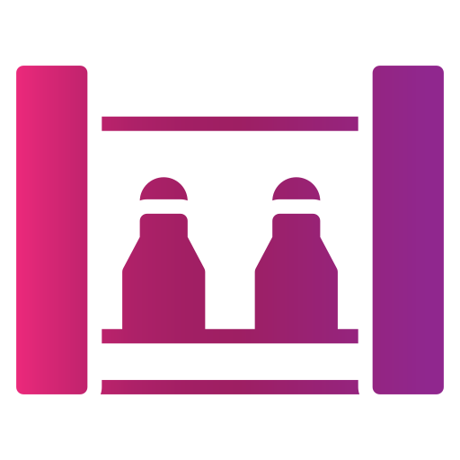 Bottle rack Generic gradient fill icon