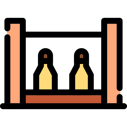 Полка для бутылок Generic color lineal-color иконка