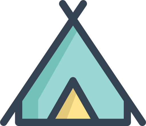 Палатка Generic color lineal-color иконка