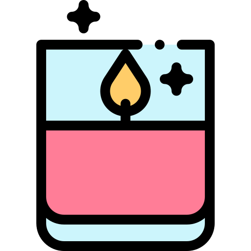 Candle Detailed Rounded Lineal color icon