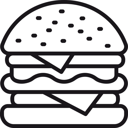fast food Generic outline ikona