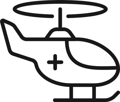 helikopter medyczny Generic outline ikona