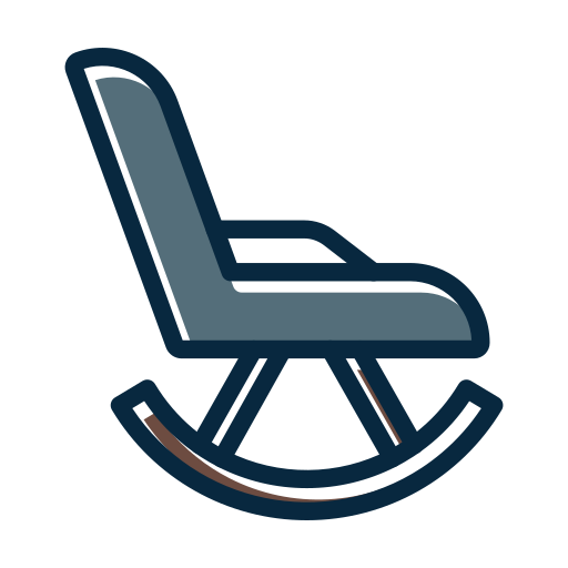 Rocking chair Generic color lineal-color icon