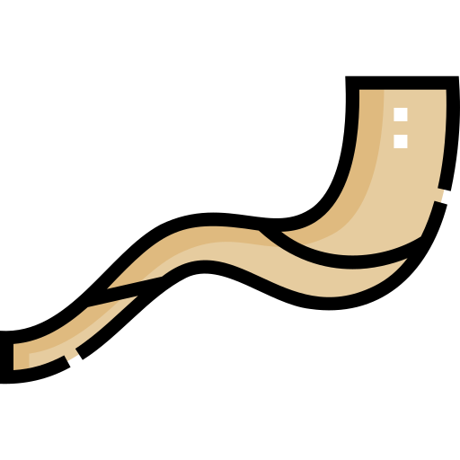 shofar Detailed Straight Lineal color Ícone