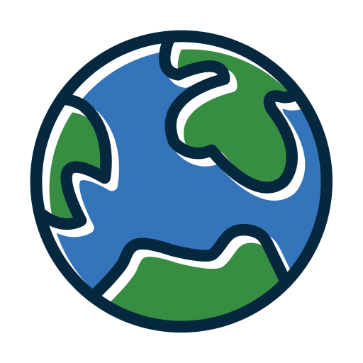 Planet earth Generic color lineal-color icon