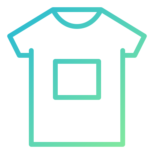 Рубашки Generic gradient outline иконка