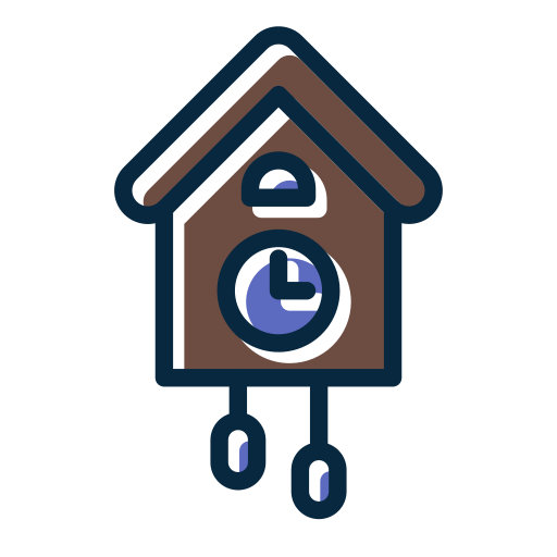 Cuckoo clock Generic color lineal-color icon